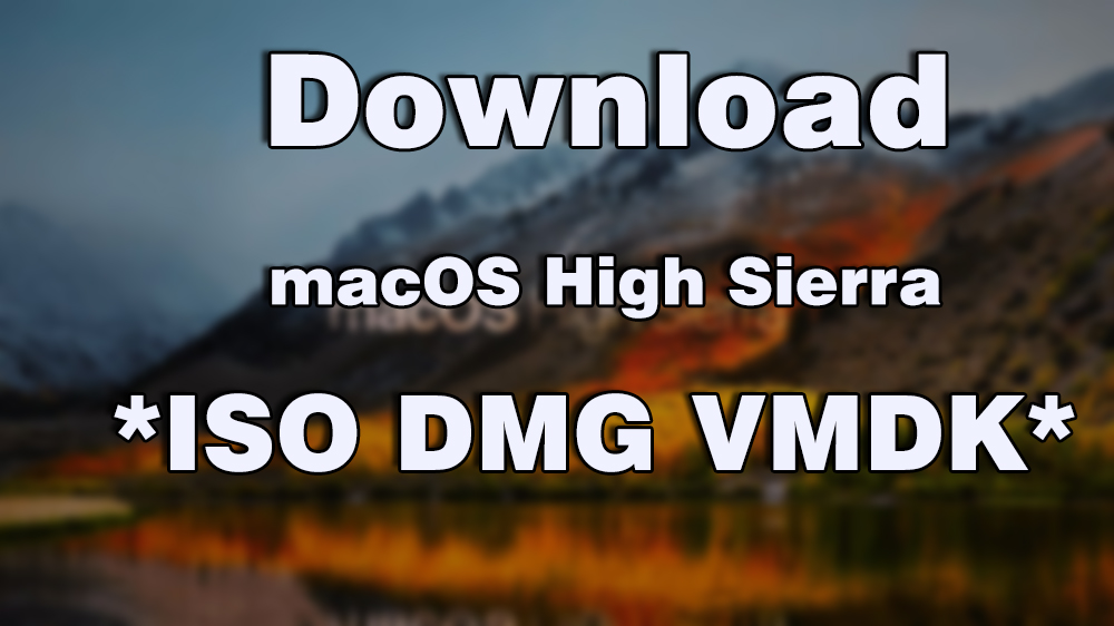 high sierra dmg download